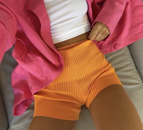 Croquet Aesthetic, Scarf Fits, Outfits Sommer, Spring Summer Fashion Trends, Color Outfits, Color Naranja, Cute Comfy Outfits, Summer Fashion Trends, Outfits Verano