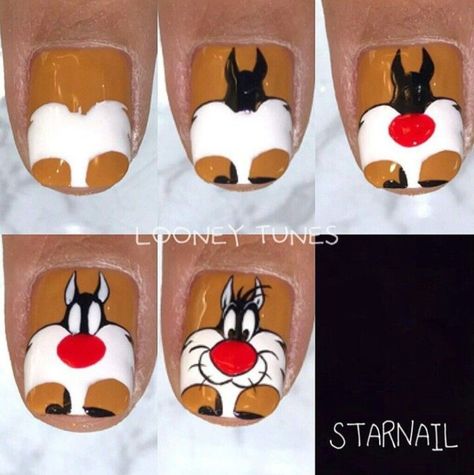 Luna Fashion, Looney Tunes, Simple Nails, Cute Nails, Sugar Cookie, Nail Designs, Nail Art, Nails, Quick Saves