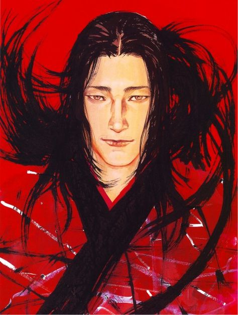 Sasaki Kojiro from Vagabond manga series. by Takehiko Inoue Sasaki Kojiro, Red, Hair