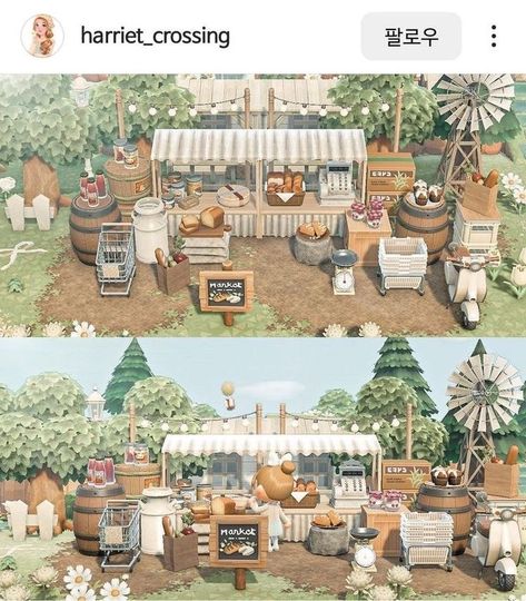 Bunny Island, Cottagecore Animal Crossing, Acnh Cottagecore, Spotted Animals, Pet Enclosure, Animal Crossing Wild World, Animal Crossing Pocket Camp, New Animal Crossing, Farm Design