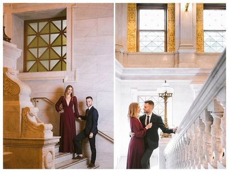 Engagement Photos Columbus Ohio, Indoor Engagement Photos, Timeless Architecture, Photo Shoot Location, Engagement Locations, Columbus Ohio, Engagement Photo Locations, Best Location, Family Photoshoot