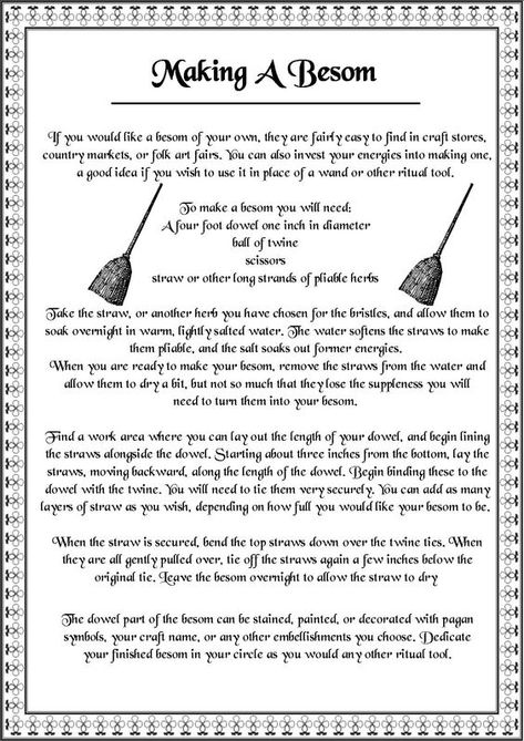 Making Your Own Besom – Witches Of The Craft® Make A Besom, Types Of Witches, Wiccan Beliefs, Cosmic Witch, Witch Tools, Wiccan Crafts, Pagan Crafts, Grimoire Book, Wiccan Witch