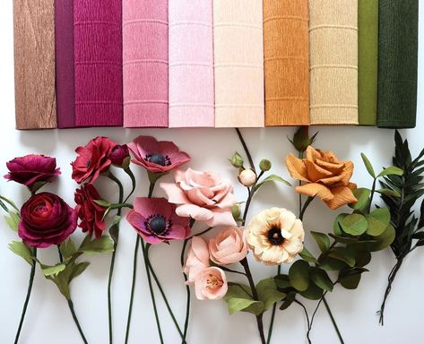 Crepe Paper | Premium Italian Crepe Paper | Carte Fini Photo Backdrops Diy, Realistic Paper Flowers, Paper Flowers Diy Wedding, Crepe Paper Flowers Diy, Paper Flowers Diy Easy, Flowers In The Attic, Photo Backdrops, Crepe Paper Flowers, Handmade Flowers Paper