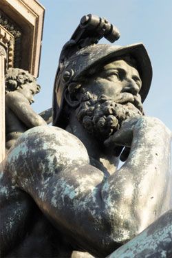 Meet the Greek Gods | Rick Riordan Hephaestus Sculpture, Hephaestus Aesthetic, Hephaestus God, God Hephaestus, Godly Art, The Greek Gods, Zeus And Hera, Greek Pantheon, Cabin Aesthetic