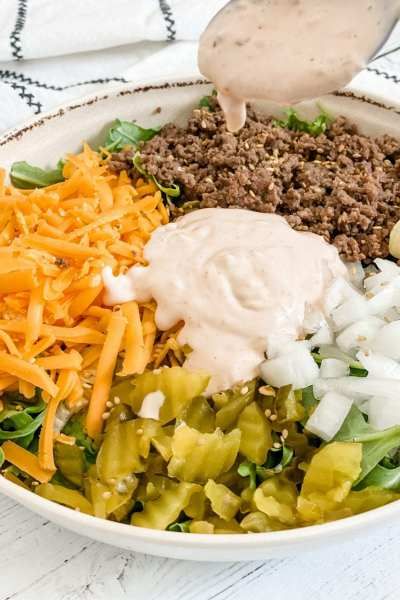 Wwpounddropper Recipes, Pound Dropper Recipes, Skinnyish Dish, Ww Salads, Mac Sauce Recipe, Best Salad Dressing, Pound Dropper, Big Mac Sauce, Salads Ideas