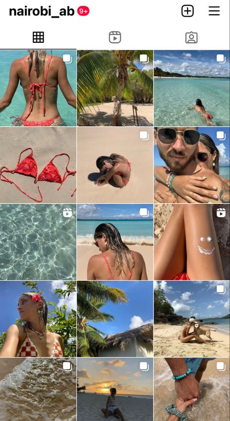 Beach Theme Instagram Feed, Summer Instagram Feed Template, Tropical Summer Insta Feed, Swimwear Instagram Feed, Beach Ig Feed, Tropical Instagram Feed, Beach Pictures For Instagram, Summer Ig Feed, Summer Insta Feed