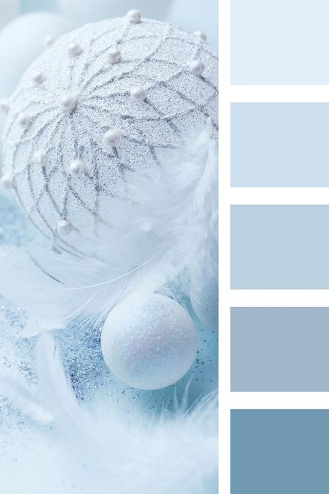 Light Blue And Silver Color Palette, Winter Wonderland Palette, Winter Color Inspiration, Red White Palette, Winter Blue Color Palette, Icy Color Palette, Winter Wonderland Color Palette, Ice Blue Color Palette, Snow Color Palette