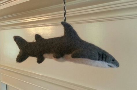 Needle Felted Shark Felted Creatures, Felting Inspiration, Fibre Art, Shark Week, Needle Felted, Sharks, Needle Felting, Three Dimensional, Fiber Art