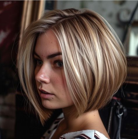 Textured Bob With Highlights, Caramel Blonde Bob Hair, Short Bob Cuts For Women, Blonde Bob Hairstyles Fine Hair, Hair Color For Women Over 50 Haircolor, 2024 Bob Hair Trends, Layered Blonde Bob, Blonde And Caramel Highlights, Blonde Layered Bob