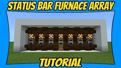 Furnace Wall Minecraft, Minecraft Furnace Design, Minecraft Furnace, Minecraft Blast Furnace Design, Minecraft Automatic Furnace, Minecraft Factory, Minecraft Server, Pocket Edition, Minecraft Inspiration