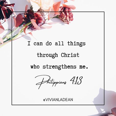 Powered by faith! 💪✨ 'I can do all things through Christ who strengthens me.' - Philippians 4:13 🙏 #FaithFuel #StrengthInChrist #BibleVerse #vivianladean Homeschooling Multiple Ages, Philippians 4 13, First Blog Post, Unschooling, Philippians 4, Toddler Learning Activities, Proverbs 31, Quiet Moments, Proud Of Me