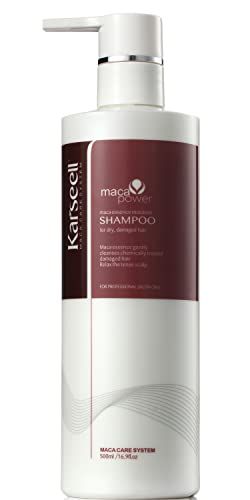 Karseell Argan Oil Shampoo Herbal Extract Moisturizing Deep Repair Smooth Shampoo for Dry and Damaged Hair 16.9Oz 500ml Aespa Makeup, Soft Silky Hair, Argan Oil Shampoo, Dry And Damaged Hair, Shampoo And Conditioner Set, Moroccan Argan Oil, Dry Damaged Hair, Herbal Oil, Frizz Control