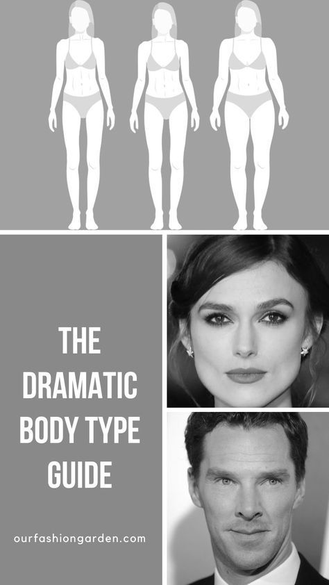 Everything you need to know if you're a Dramatic. Find out your Kibbe ID. Dramatic Clothes, Body Shapes Women, Types Of Body Shapes, Dress Body Type, Dramatic Fashion, Dramatic Classic, Classic Style Outfits, Dramatic Style, Dark Winter