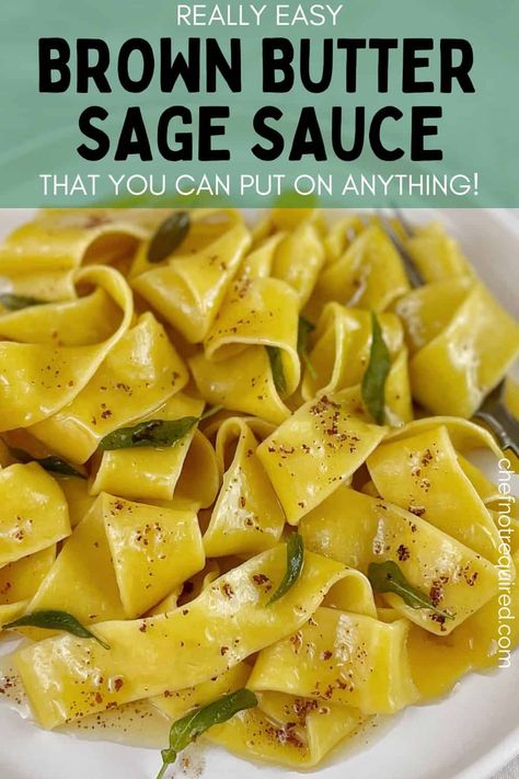 Gnocchi Browned Butter Sauce, Sage Sauce For Pasta, Pasta With Brown Butter Sauce, Traditional Pasta Sauce, Butternut Squash Sage Pasta Sauce, Pasta With Sage Butter Sauce, Sage Butter Cream Sauce, Sage And Butter Sauce, Pasta With Sage