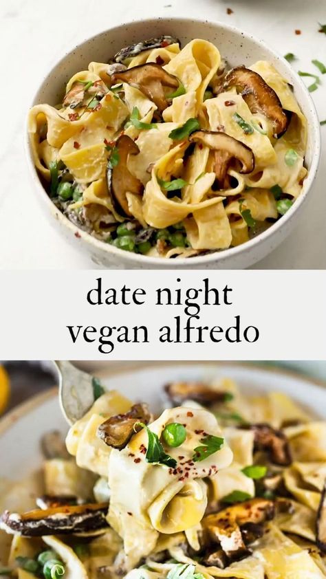 Alfredo Sauce Recipe Easy Heavy Cream, Smoked Mushrooms, Pasta For Two, Alfredo Sauce Recipe Without Heavy Cream, Alfredo Sauce Recipe Easy, Vegan Alfredo Sauce, Alfredo Sauce Recipe Homemade, Vegan Alfredo, Pastas Recipes