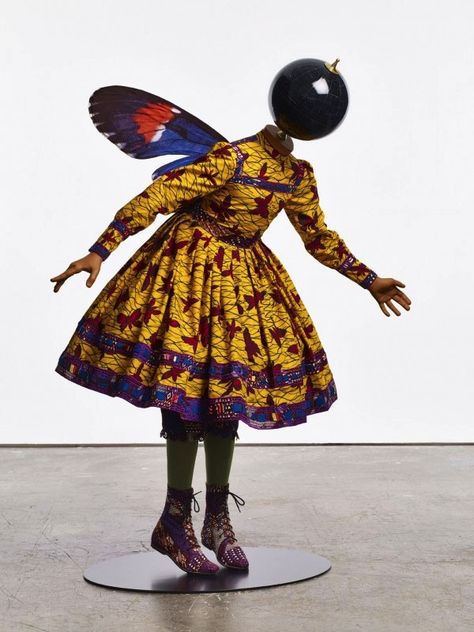 Yinka Shonibare, African Batik Fabric, Dutch Wax Print, Gallery Of Modern Art, Butterfly Kids, Black Artists, Textile Artists, African Fabric, Pablo Picasso