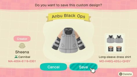 Anime Naruto Anbu Black Ops ; Animal Crossing New Horizons Naruto Animal Crossing, Naruto Anbu Black Ops, Anbu Black Ops, Naruto Anbu, Black Ops, Anime Naruto, Animal Crossing, Naruto, Custom Design