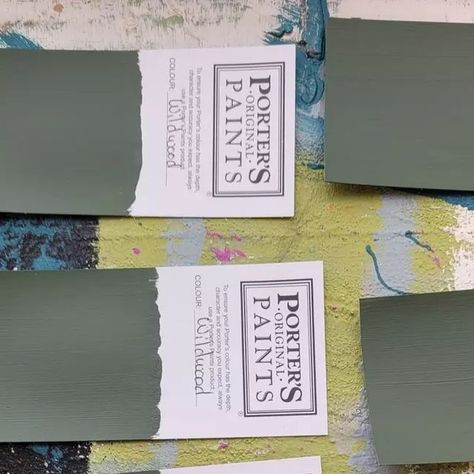 Porter's Paints on Instagram: "'Wildwood' 🌲 Bookmark brushouts, hand-painted in our Eggshell Finish for perfect colour accuracy. Available from Porter's showrooms or shop on our online store (link in bio)." Porters Paints, Porter Paint, Egg Shells, House Inspiration, Showroom, Link In Bio, Original Paintings, Porter, Online Store