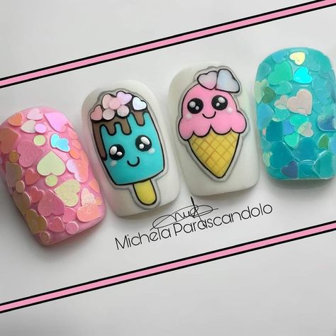 32 Cute Short Nail Designs Wake Up For Fashion 2024 | Spring Nail Design Elephant Nail Art, Elephant Nails, Cute Short Nail Designs, Beach Nails Art, Spring Nail Design, Kids Nail Designs, 2023 Nail, Business Nails, Nails Art Ideas