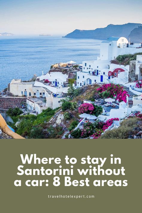 In today’s article, we will look at Where to stay in Santorini without a car?, best areas to stay in Santorini without a car (including map), where I stayed in Santorini, and the best hotels in Santorini for all budget visitors. Best Hotels In Santorini, Where To Stay In Santorini, Santorini Hotels, Travel Hotel, Boat Tours, Beach Hotels, Car Travel, Best Location, Stunning View