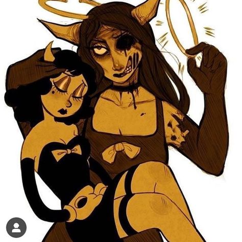 Susie Campbell and Alice Angelart does not belong to me. Credit goes the the original artist for now the artist... Mlp Anatomy, Susie Campbell, Alice Angel, Witchy Wallpaper, Ink Machine, Bendy And The Ink Machine, Horror Game, Art Inspiration Drawing, Character Drawing