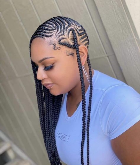 Heart Design Braids, Lemonade Braids With Heart, Braids With Heart, Protective Styles For Natural Hair Short, Design Braids, Atl Georgia, Cornrows Natural, Boho Braid, Cornrows Natural Hair