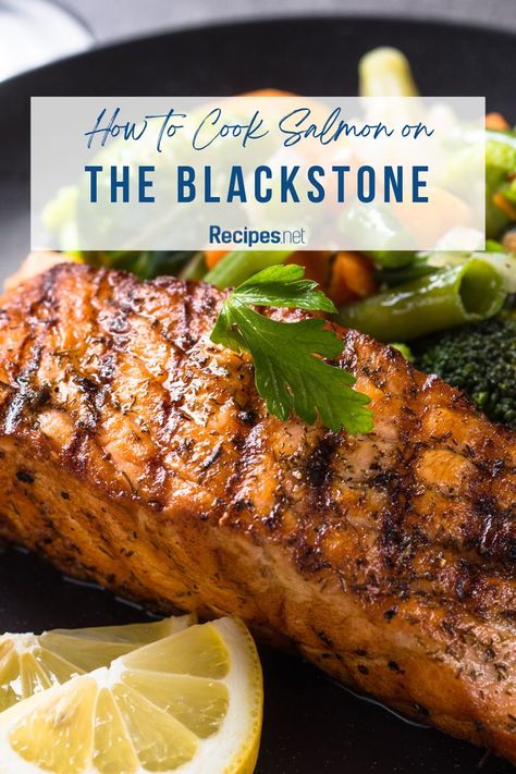 Ready to take your salmon game to the next level? Learn how to cook salmon on the Blackstone griddle for a perfectly seared, delicious meal! This fun and easy guide will have you grilling like a pro in no time. From seasoning tips to cooking techniques, we’ve got everything you need to make a mouthwatering salmon dish. Perfect for weeknight dinners or impressing guests, this recipe is a must-try. Grab your griddle and let’s get cooking! Swing by Recipes.net for more cooking hacks! Salmon On The Blackstone, Blackstone Cooking, Cook Salmon, Grilled Salmon Recipes, Cooking Stone, Baked Chicken Tenders, Griddle Recipes, Meatless Main Dishes, Salmon Seasoning