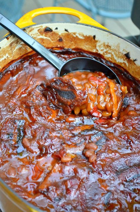 Mom's Famous Southern-Style Baked Beans Baked Bean Recipes, Comfort Food Southern, Beans Recipe, Southern Cooking, Side Recipes, Baked Beans, Bean Recipes, Southern Recipes, Yummy Sides