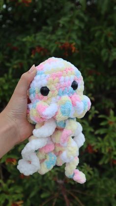 these images are for crochet patterns and these images are for crochet gifts Fuzzy Crochet Animals, Crochet Jellyfish, Aesthetic Patterns, Plush Crochet, Unique Tools, Easy Crochet Animals, Crochet Aesthetic, Crochet Animals Free Patterns, Kawaii Crochet