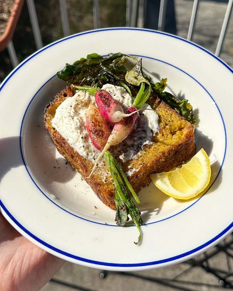 Spring Eats, Savory French Toast, Justine Doiron, French Breakfast Radish, Savory Quinoa, Savoury French Toast, Crispy Quinoa, Extra Protein, French Toast Breakfast