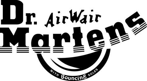 Dr. Martens Logo [EPS File] Dr Martens Logo, Nike Font, Dm Boots, Edgy Hipster, Dr Martens Boots, Head & Shoulders, Leather Lace Up Boots, Svg For Cricut, Logo Sticker