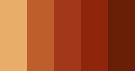 Red Brown Palette, Red Brown Colour Palette, Shades Of Brown Colour Palettes, Brick Red Color Palette, Brick Color Palette, Color Palette Brown, Brown Color Scheme, Cottage Core House, Sunset Color Palette