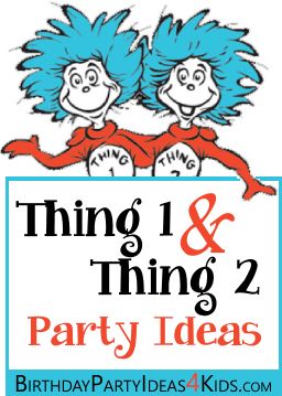 Thing 1 and Thing 2 Birthday Party Ideas! Games, Activities and Fun Ideas https://birthdaypartyideas4kids.com/thing1-thing2.htm #thing1 #thing2 #birthday #party #ideas  http://amzn.to/2CLm2hm for Party decorations / apparel / costumes Thing 1 And Thing 2 Gender Reveal Ideas, Thing One And Thing Two Twin Birthday, Thing 1 And 2 Birthday Party Ideas, Dr Seuss Twin Birthday Party Ideas, Thing One Thing Two Birthday Party, Thing 1 Thing 2 Food Ideas, Thing 1 And Thing 2 Birthday, Thing 1 Thing 2 Baby Shower Ideas, Thing One And Thing Two Birthday