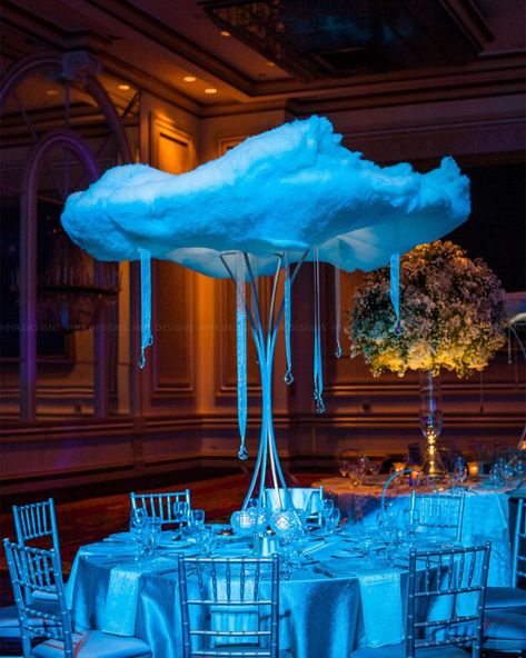 ACS Discovery Ball Cloud Centerpieces, Vegas Decorations, Cloud Theme, Gala Themes, Prom Themes, Reception Table Decorations, Prom Decor, Prom Theme, Quinceanera Themes