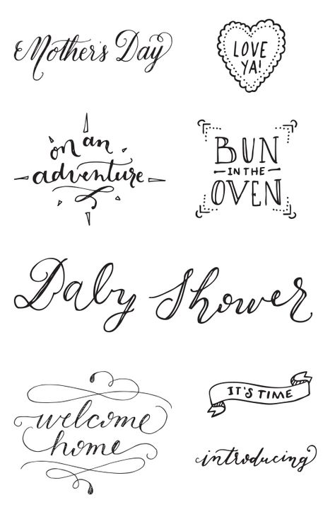 PORTFOLIO | obaby illustrations Childish Fonts, Written Fonts, Handwriting Typography, Label Ideas, Hand Lettering Inspiration, Lettering Ideas, Hand Lettering Fonts, Types Of Lettering, Affinity Designer