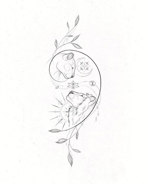 Womens Side Tattoo Ideas, Small Elegant Tattoos, Lioness Tattoo, Family Tattoo Designs, Mom Tattoo Designs, Leo Tattoos, Lion Tattoo Design, Geniale Tattoos, Line Art Tattoos