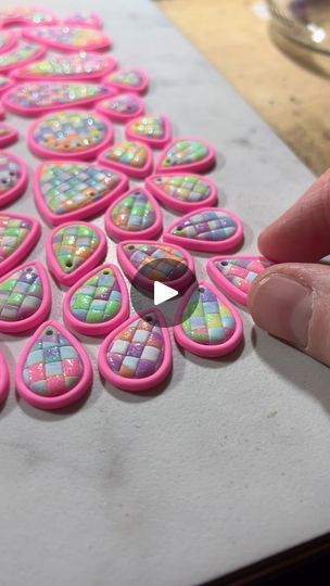 10K views · 2.1K reactions | Neon brights!! Now THIS is my personal vibe right here 🤩

Tried to cram the making of the slab and the earring process all into one reel and I had to cut out a lot 😅 but you get the idea!

Lemme know, which style is your favorite?? 😍 

#polymerclay #polymerclayearrings #rainbowcore #neoncore #ravejewelry #festivaljewelry #howitsmade #artistatwork #fimo | Cathryn ✨ BlueBassoon Handmade | Aretha Franklin · Rock Steady Rave Jewelry, Rock Steady, Aretha Franklin, Festival Jewelry, Polymer Clay Projects, Clay Projects, Artist At Work, Polymer Clay Earrings, Polymer Clay