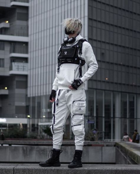 Fabric of the Universe® on Instagram: "Agent @gustave_dubz . . . #fabricoftheuniverse #techwear #streetwear #cyberpunk #futureculture #membersoftheuniverse" Beyond The Universe, Fabric Of The Universe Techwear, Fabric Of The Universe, The Whole Universe Conspires, Cyberpunk, Universe, Street Wear, Street Style, Fabric