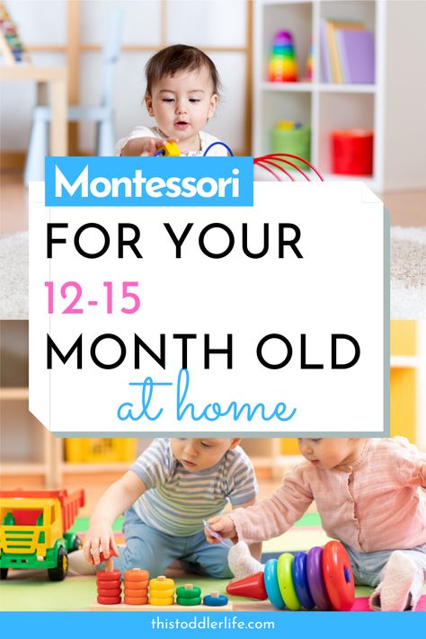 Learning Shelf Ideas, Montessori For 12 Month Old, Montessori 15 Months, Games For 12 Month Old, 12 Month Old Activities Montessori, 12-18month Old Activities Montessori, 12 Month Old Learning Activities, Montessori 13 Month Old, Montessori 13 Months