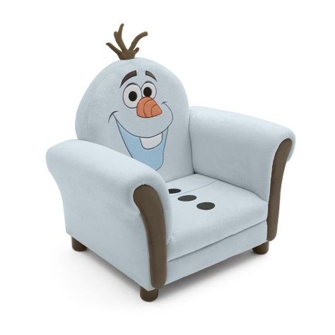 Disney Frozen Upholstered Chair - OLAF - GOOFY SNOWMAN Children Castle Sofa Seating Princess Anna Kids Furniture Home Decor Frozen Chair, Frozen Merchandise, Frozen Bedroom, Frozen Gifts, Character Movie, Frozen Room, Frozen Outfits, Deco Disney, Frozen Toys