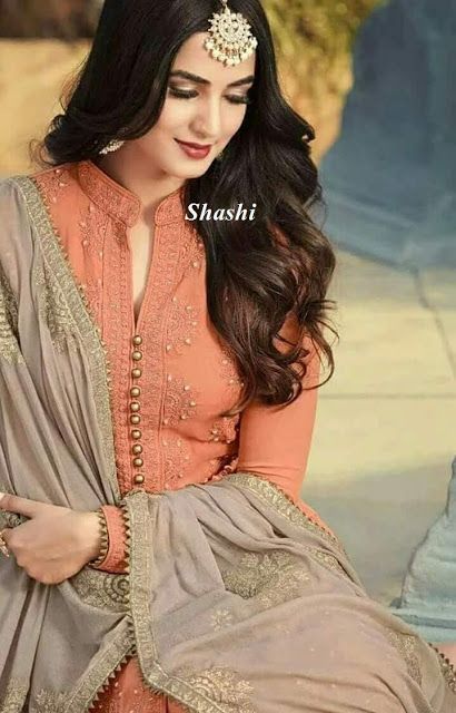 Bycott Deceit - Afuni's Knowledge Hub Peach Colour Combinations Indian Dress, Peach Colour Combinations, Sonal Chauhan, Nikkah Dress, Peach Colour, Indian Designer Suits, Kurta Neck Design, Salwar Kamiz, Kurti Neck Designs