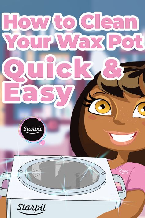 How To Clean Wax Warmer Pot, Pre Wax Cleanser Diy, How To Clean Wax Warmer, Diy Wax Hair Removal, Wax Business, Home Waxing Kit, Waxing Room, Diy Wax Melts, Wax Machine