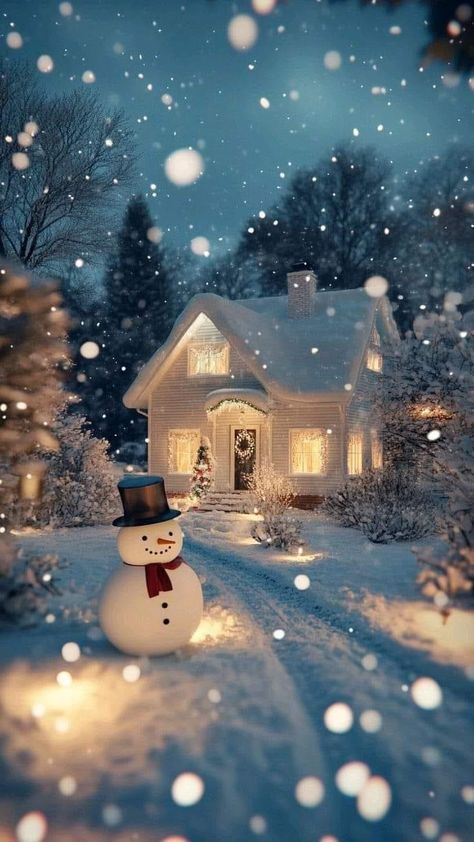 Pretty Winter Wallpaper Iphone, Snowman Wallpaper Backgrounds, Marry Christmas 2024, Kindle Pictures, Whimsical Pictures, Free Christmas Backgrounds, Holiday Iphone Wallpaper, Winter Christmas Scenes, Iphone Wallpaper Winter