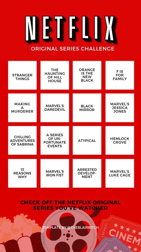 Netflix Original Shows Bingo Instagram Story Template (updated) Bingo Instagram Story, Movie Bingo Template, Movie Bingo, Netflix Movie List, Facebook Party Games, Movie Challenge, Read Box, Fb Games, Netflix Hacks