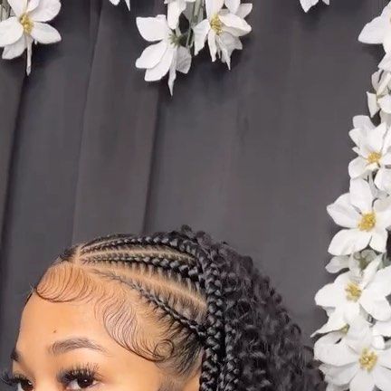 Halimas chair 💇🏽‍♀️ on Instagram: "new signature style? 👀😍😍😍 knotless & curly tribals are now my fav to do 🥰 - style: quickweave tribal braids (booking site located in bio) if a spot you’re interested in doesn��’t show as available on my site please contact me. - Dm’s or 📲 502-563-1476 📍Louisville,Ky ($25 deposit required) #explorepage #hairreels #braidsreels #braidedhairstyles #tribalsewin #tribalswithcurlyhair #curlyhairtribals #curlyhairinthebacktribals #cuurlytribals #tribalbraids #tr Tribals With Curly Hair, Style Knotless, Special Deals, Hair Fashion, Louisville Ky, Signature Style, Lace Wigs, Curly Hair, Braided Hairstyles