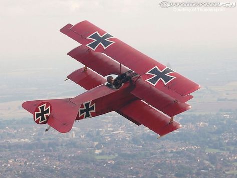 Red Baron Plane, Ww1 Airplanes, Ww1 Planes, The Red Baron, Ww1 Aircraft, Wwii Airplane, Old Planes, Vintage Planes, Red Baron