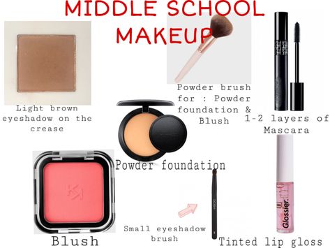 School Makeup No Concealer, Makeup For 13 Yo, School Makeup Ideas, Erin Core, Middle School Makeup, 90s School, 2023 Review, Makeup Cheap, College Makeup