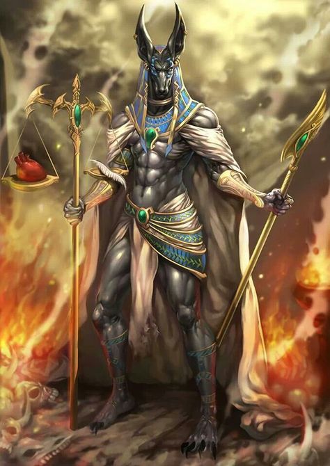 Anubis, Patron of mummification, and the dead on their path through the underworld. Ancient Egyptian. Entertainment Pictures, Doberman Breed, Starověký Egypt, Anubis Tattoo, Egiptul Antic, Creature Fantasy, Personaje Fantasy, Egypt Tattoo, Gods Of Egypt