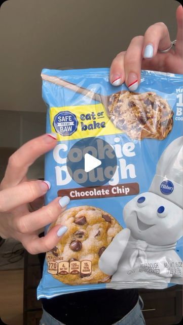 Karli | Family Food Blogger on Instagram: "#ad Say hello to the EASIEST DESSERT EVER! This 3 ingredient, no bake cookie dough pie is a total game changer. Thanks to @pillsbury because their cookie dough can now be safely enjoyed raw! 🙌🏻 #nobakedessert #cookiedough #dessertoftheday #dessertsofinstagram" Recipes With Pillsbury Cookie Dough, Pre Made Cookie Dough Recipes, Premade Cookie Dough Recipes, Store Bought Cookie Dough Hacks, Pillsbury Cookie Dough Recipes, 3 Ingredient Desserts No Bake, Easy Cookie Dough Recipes, Fluffy Desserts, Ice Cream Dessert Recipes