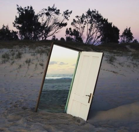 Door Outside, Surrealism Photography, Land Art, Another World, Surreal Art, Photography Inspo, Installation Art, Photography Inspiration, Surrealism